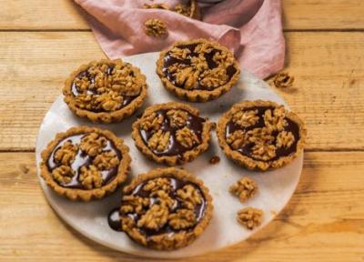 طرز تهیه تارت گردویی با تمام نکات مهم طرز تهیه تارت گردویی با تمام نکات مهم